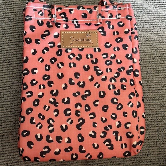 🥙Sale! New Insulated Lunch Bag Sealed Pink Leopard Print lunch Box Tote Bag - Picture 8 of 10